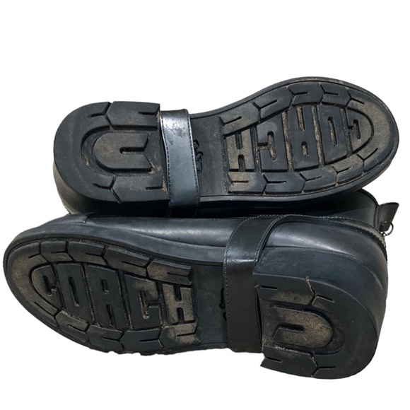 Coach Moto Waterproof Rain Ankle Boot. Women’s size 7. Black. - Picture 6 of 7